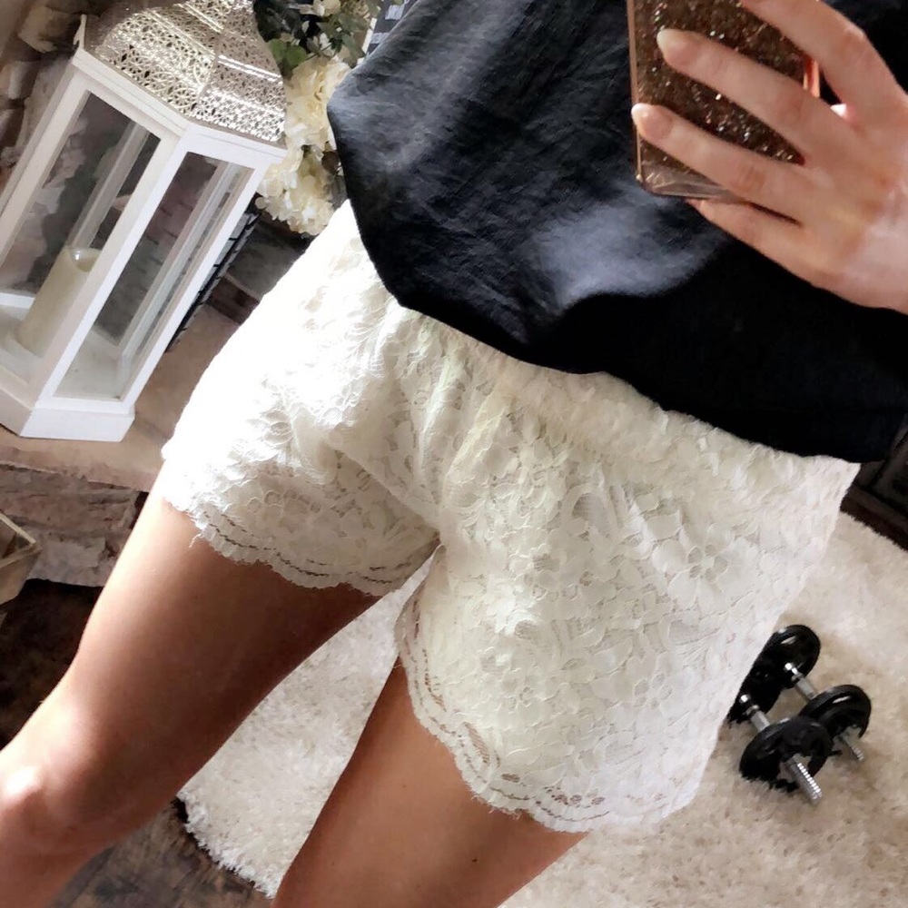 Lace shorts